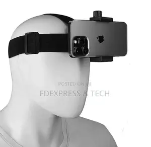 Head Strap Mount Headband With Phone Clip Holder for Smartphones