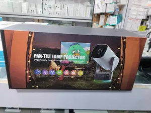 Rechargeable Pan-Tilt Lamp Projector