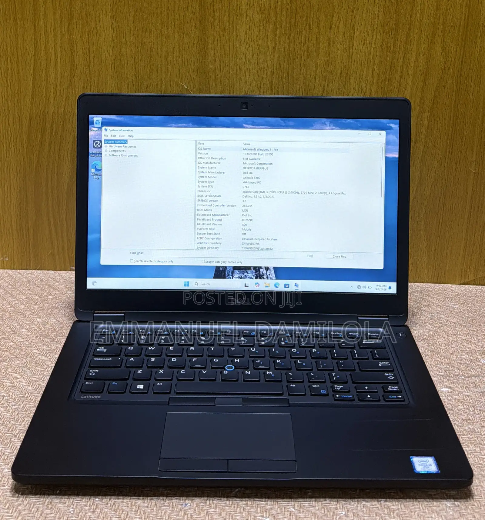 Laptop Dell Latitude 5480 8GB Intel Core i5 SSD 256GB