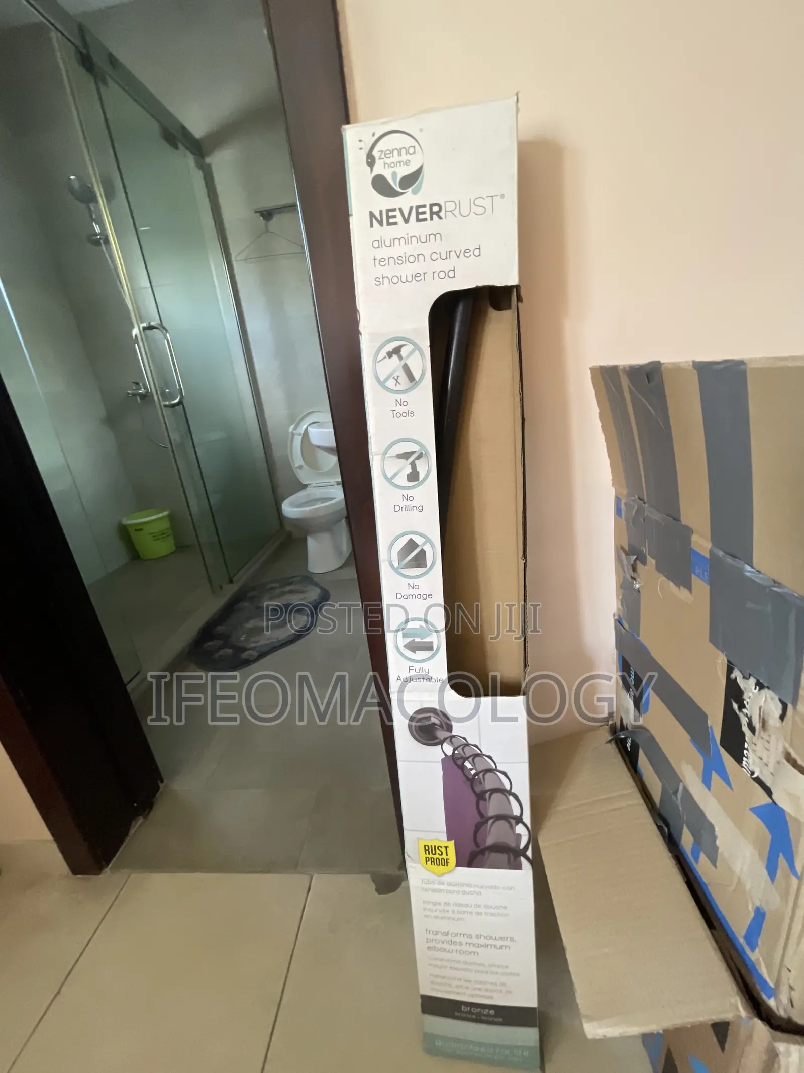 NeverRust Shower Rod