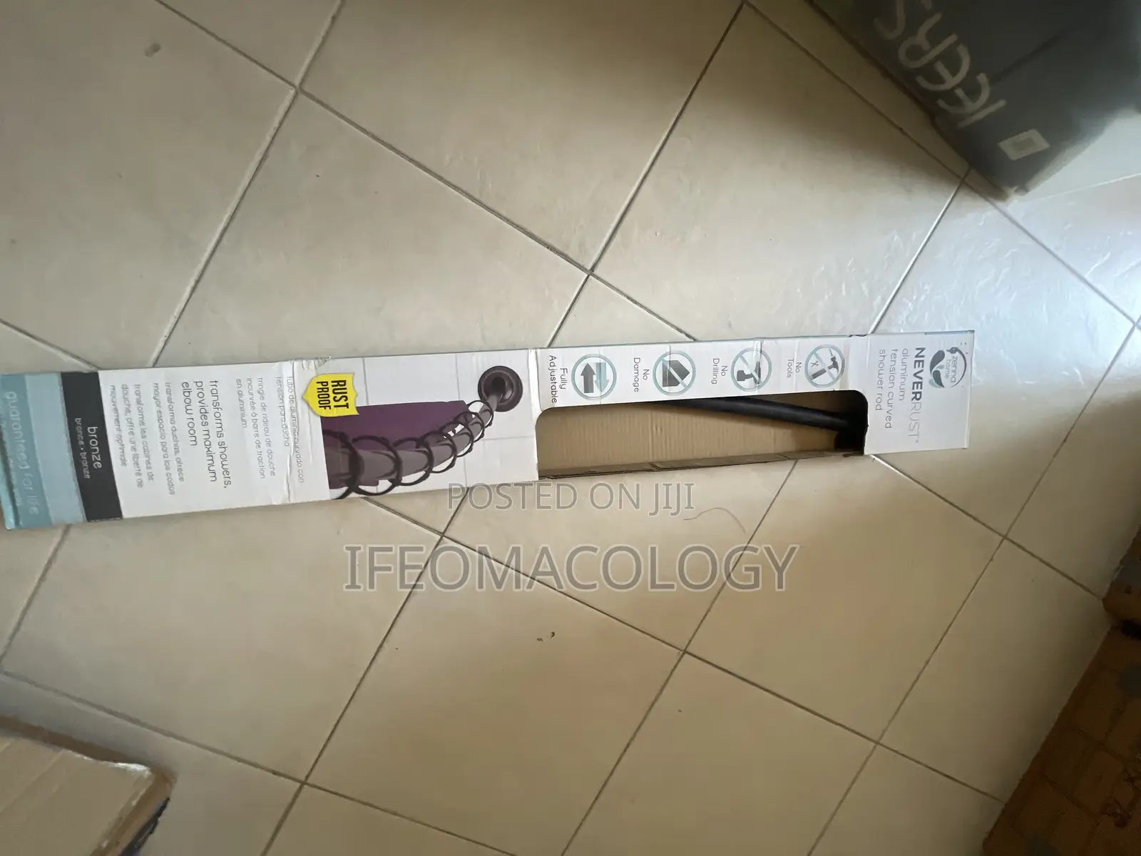 NeverRust Shower Rod