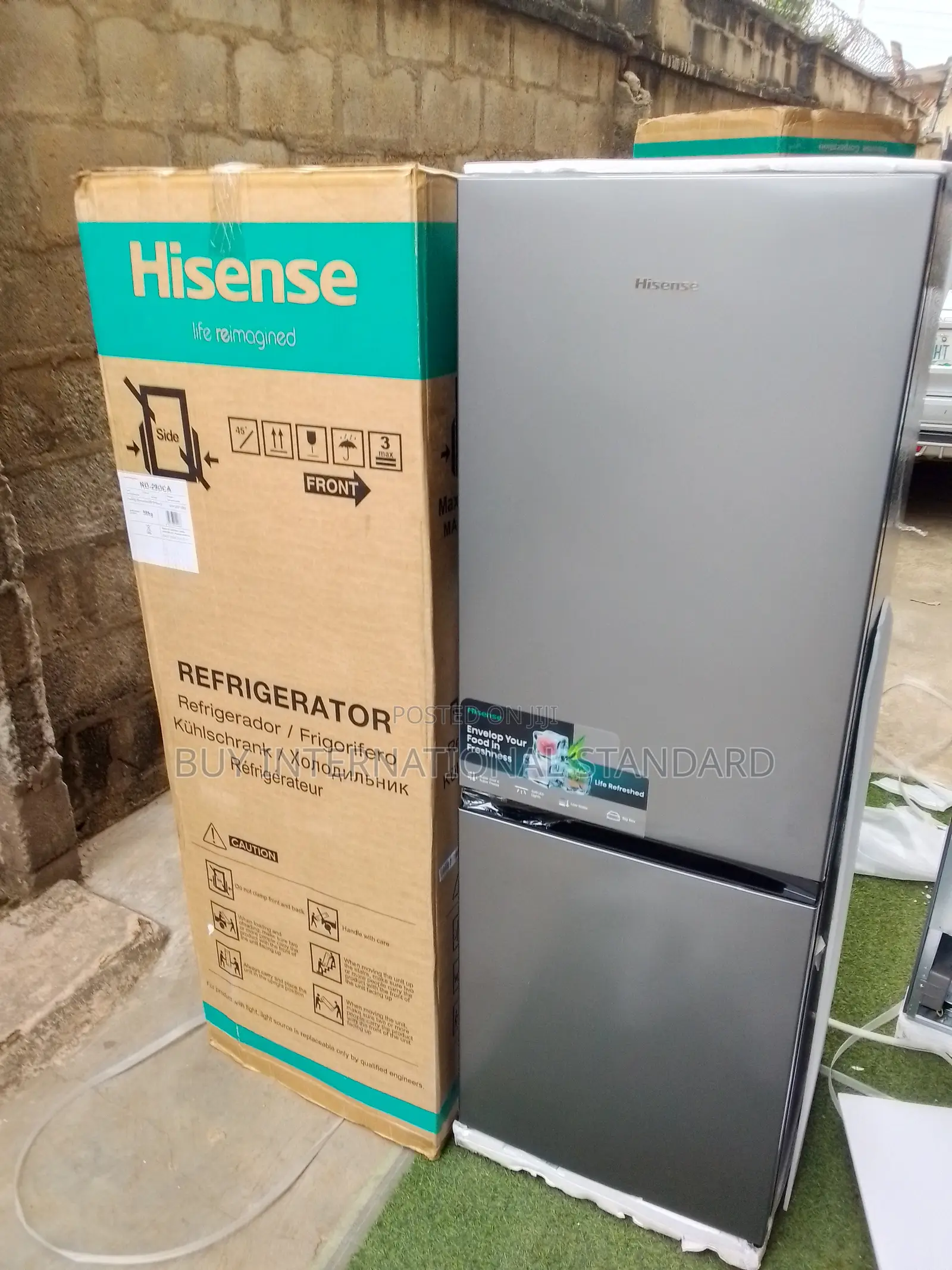 29dca Hisense 225l Silver Bottom Mount Refrigerator