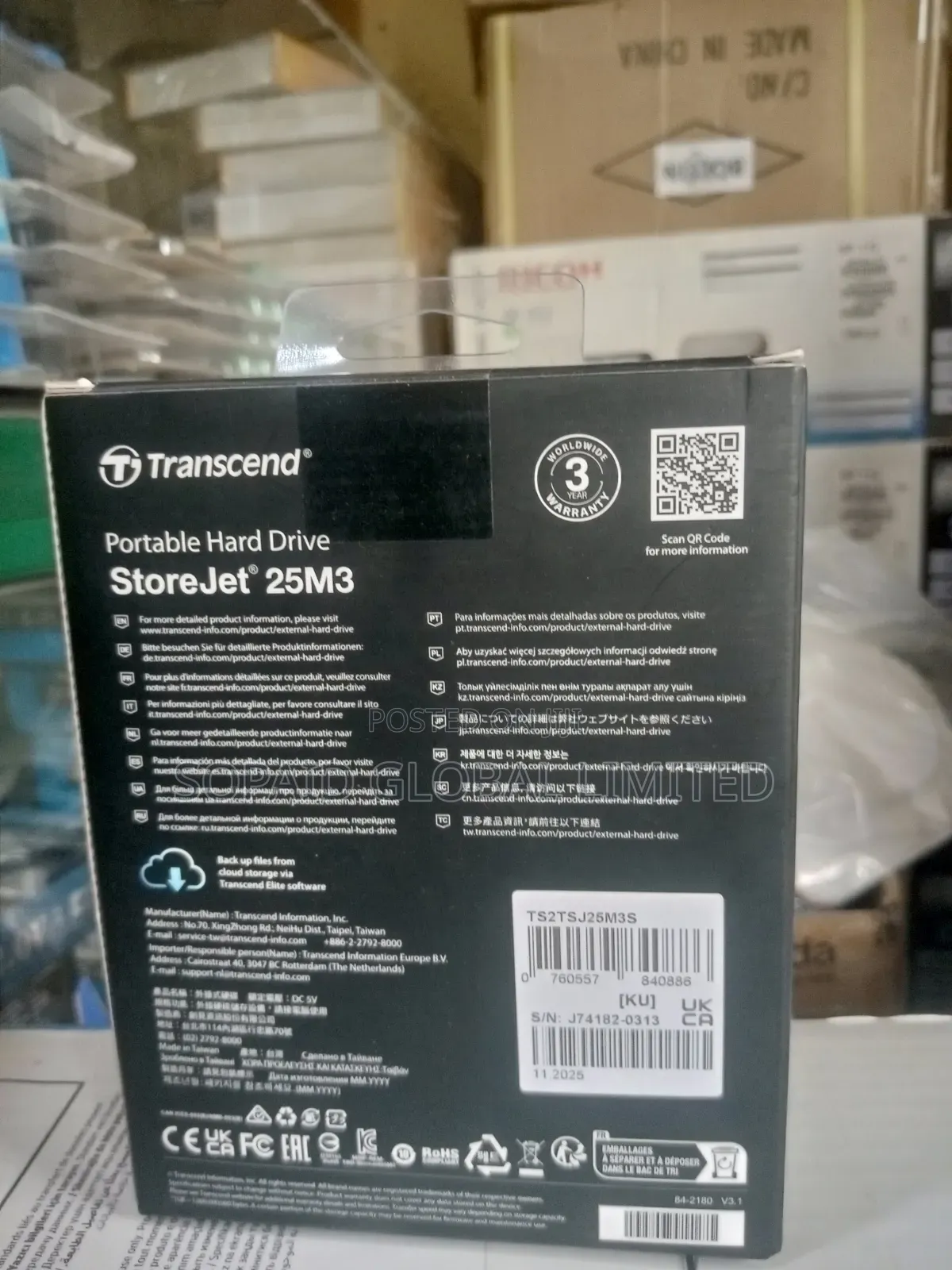 Transcend 2TB External Hard Drive