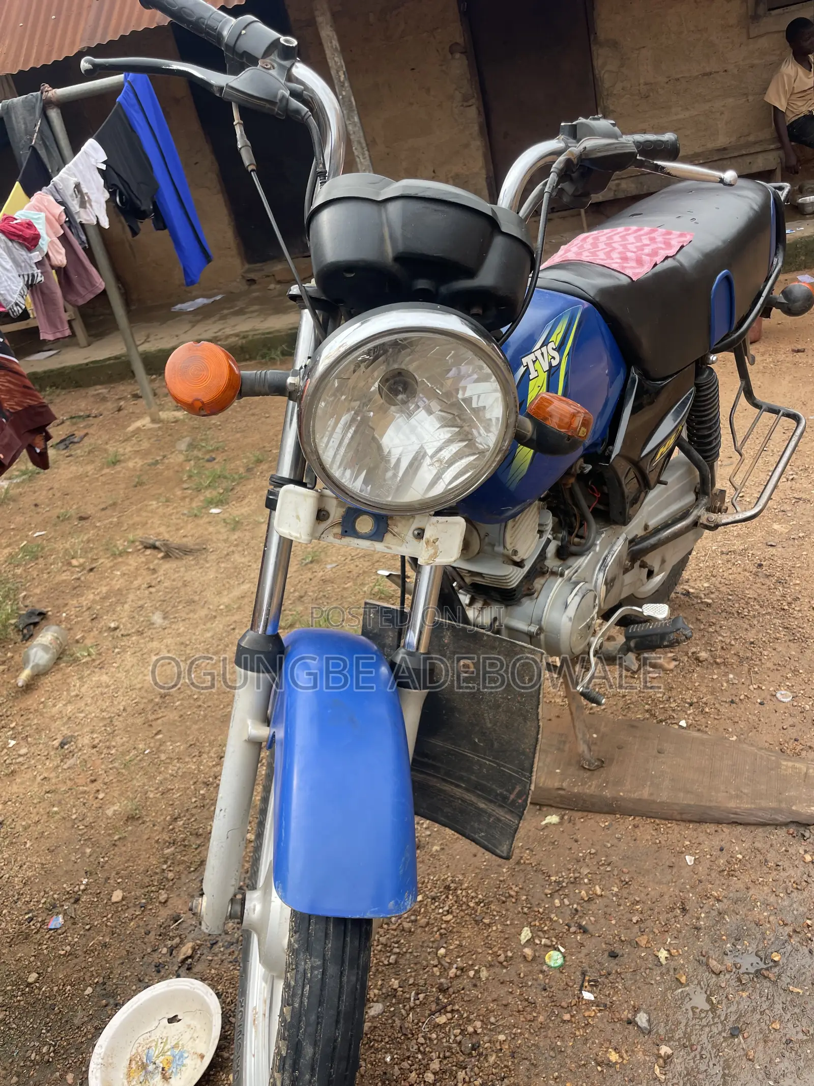 TVS HLX Plus ES 2024 Blue