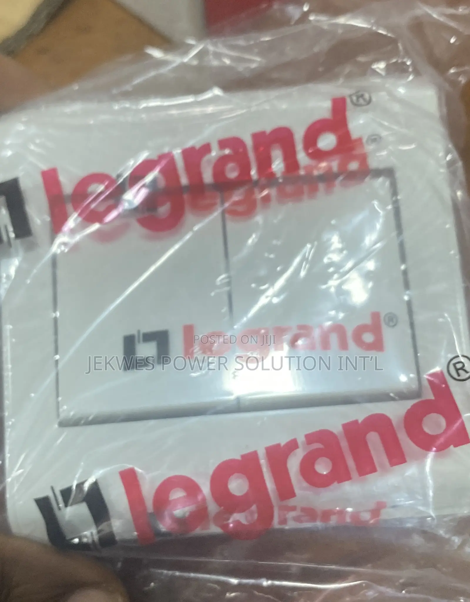 Original 2 Gang 2Way Switch Legrand White