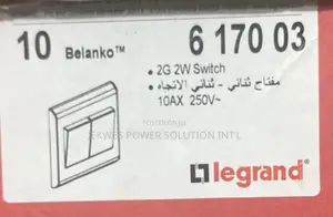 Original 2 Gang 2Way Switch Legrand White