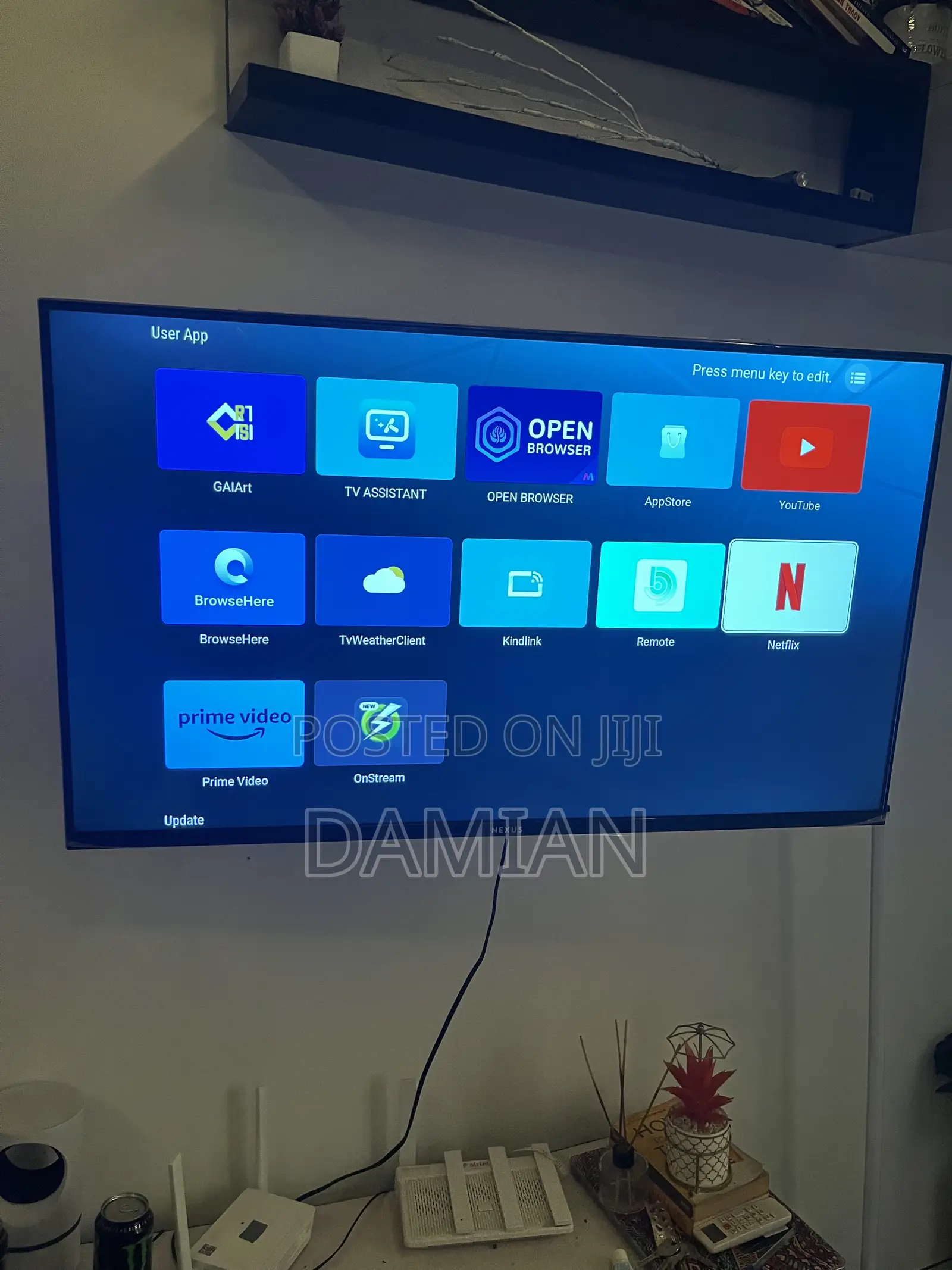 43” Nexus Smart TV With Adjustable Hanger