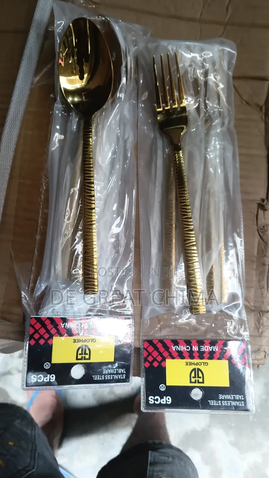New Design Gold Spoon