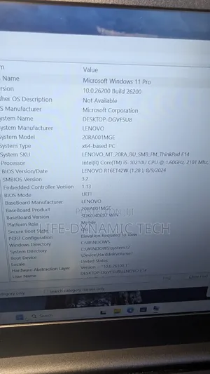 Laptop Lenovo ThinkPad E14 Gen 1 8GB Intel Core i5 SSD 512GB