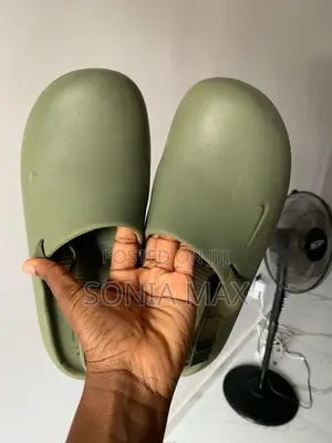 Original Nike Calm Mules – Olive Green Clog Slides (Size 45-47)