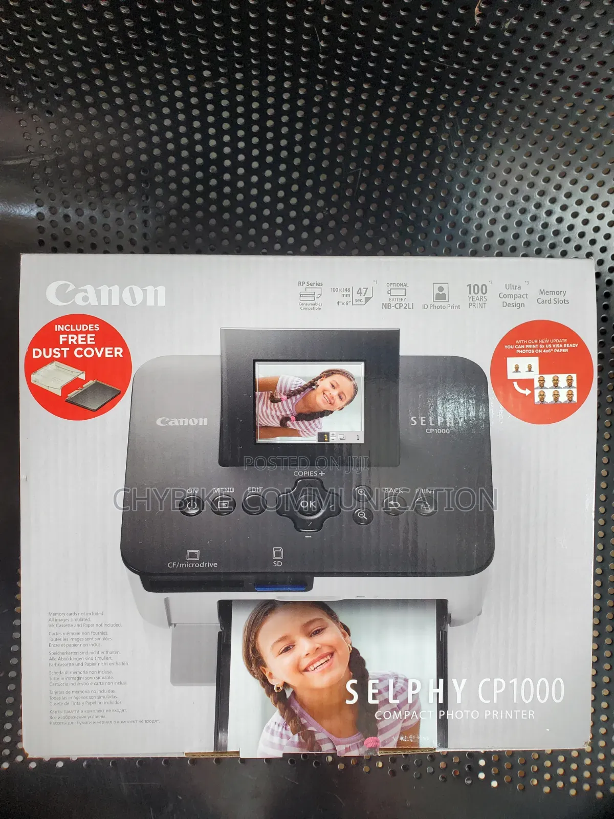 Canon Selphy CP1000 Compact Photo Printer Black