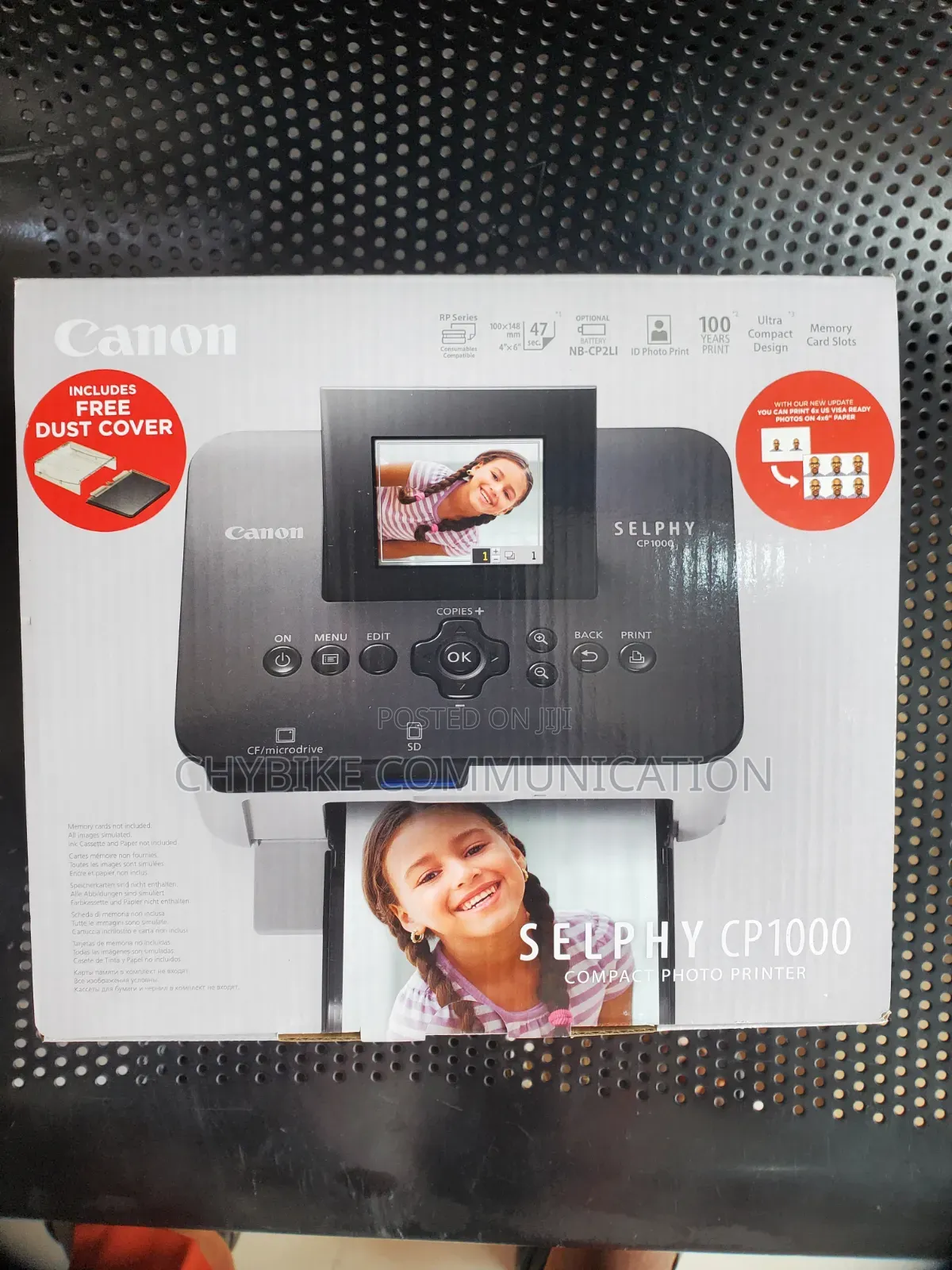 Canon Selphy CP1000 Compact Photo Printer Black