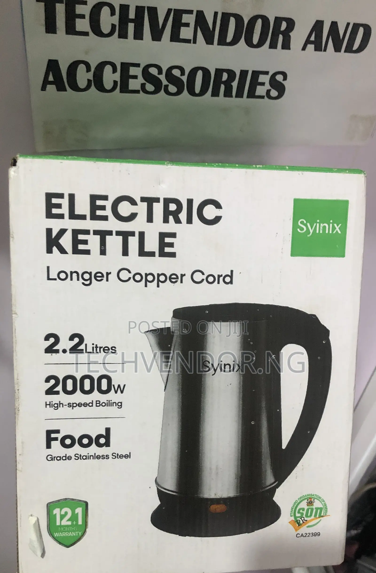 Original Electric Kettle 2.2 Litres