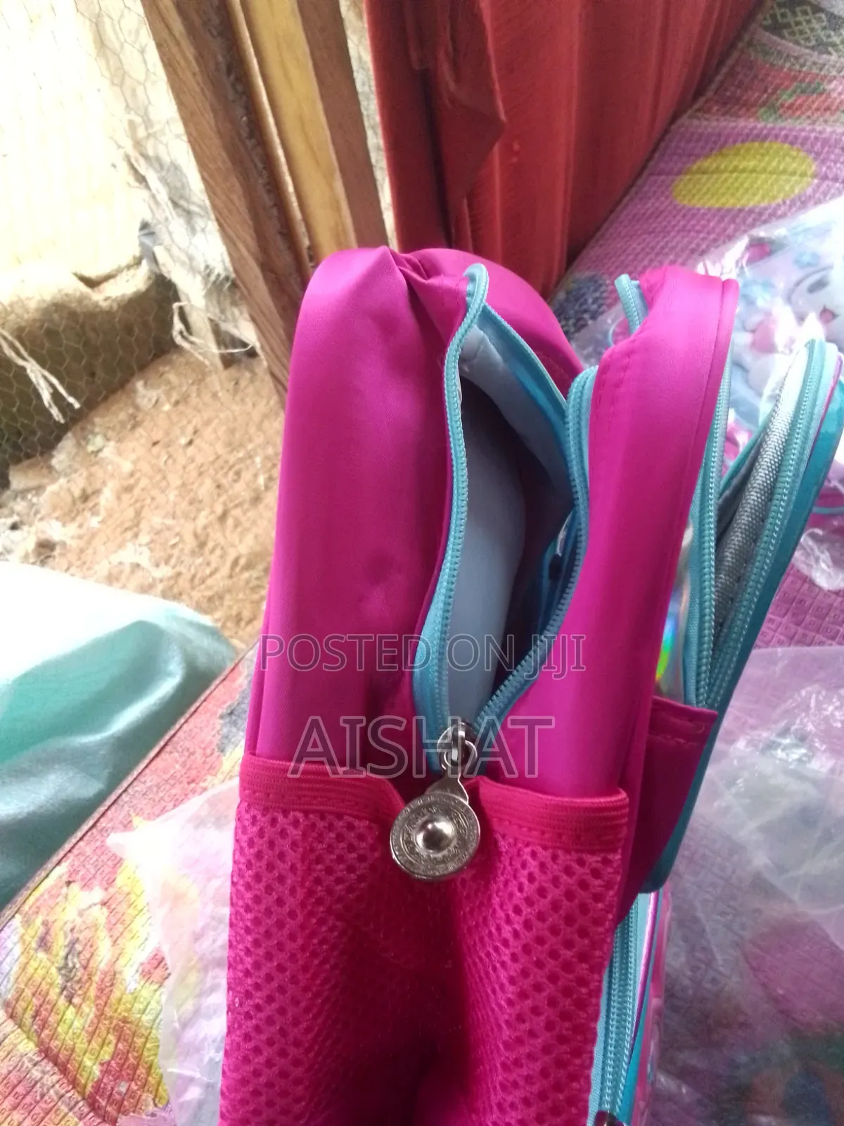 Children Character School Bag