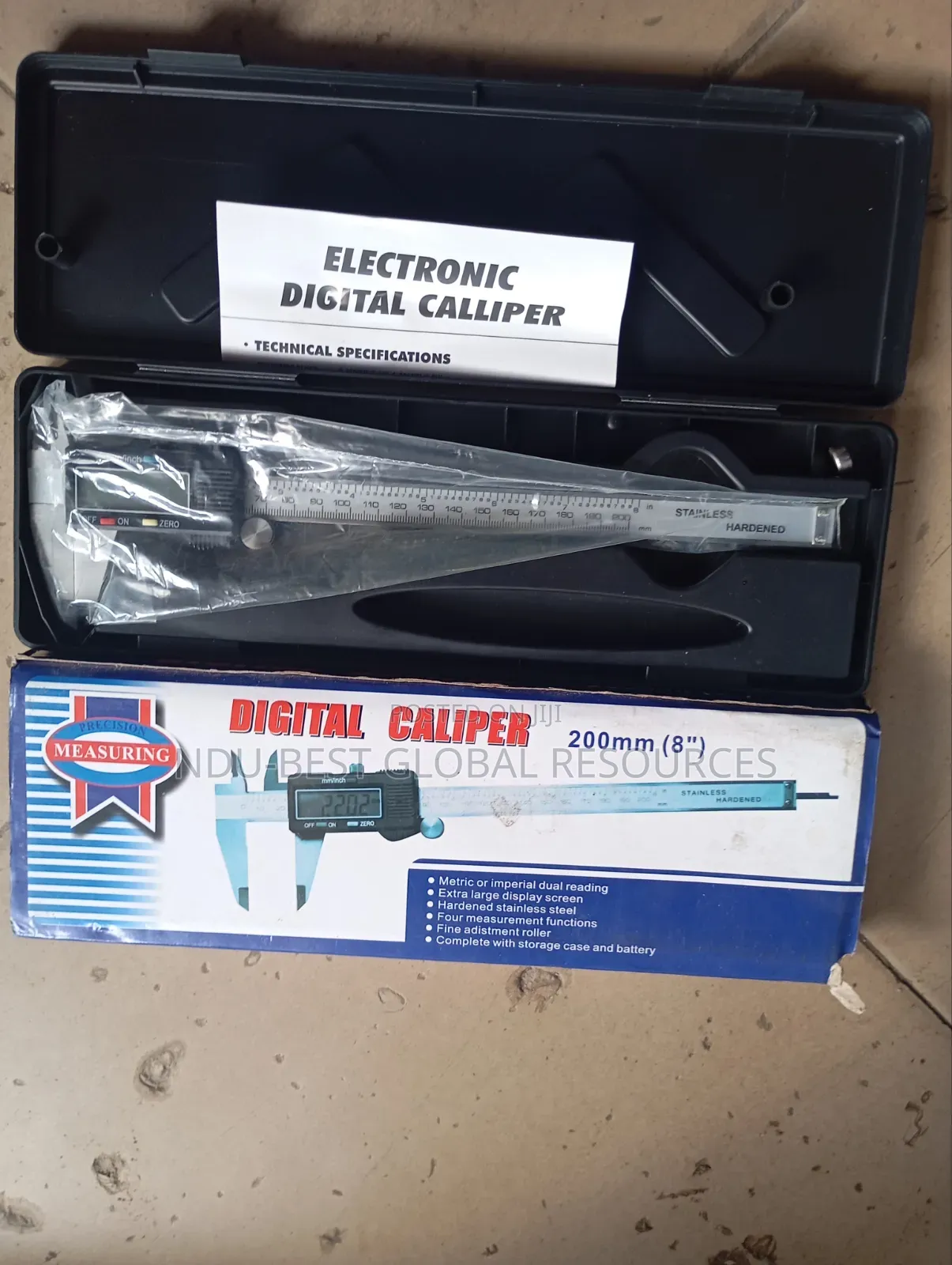 Digital Vernier Calipers 200mm (8")
