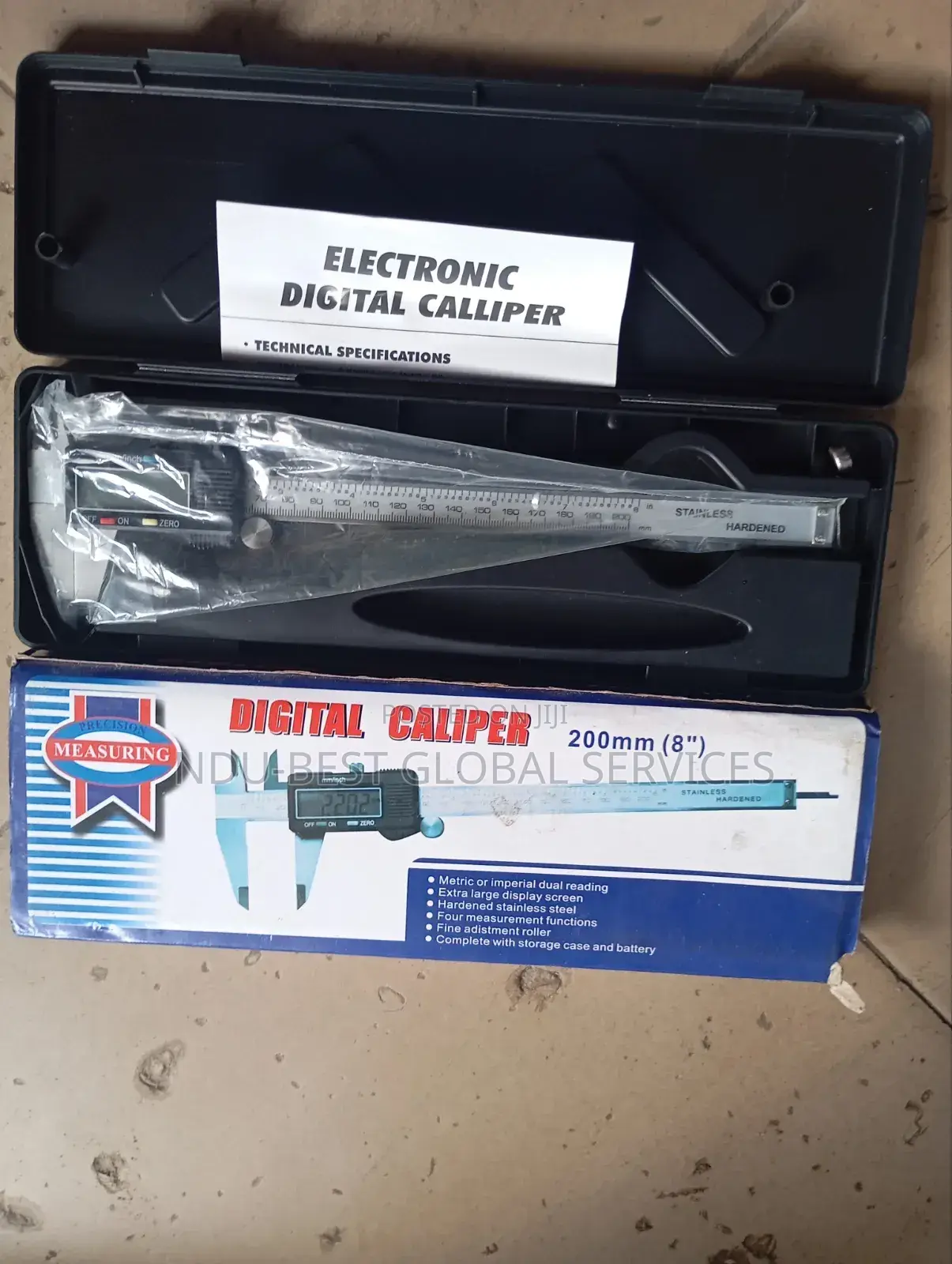 Digital Vernier Calipers 200mm (8")