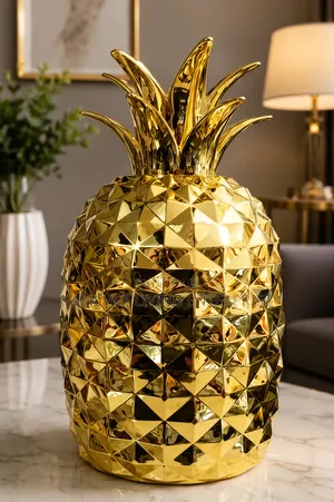 Luxury Gold Pineapple Shape Cutlery Set - Add Elegant to Your Space