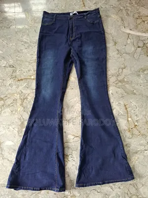 A Blue Flared Jeans