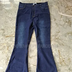 A Blue Flared Jeans