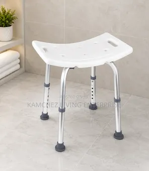 Non Slip Adjustable Shower Stool/Seat for Elderly and Handicap