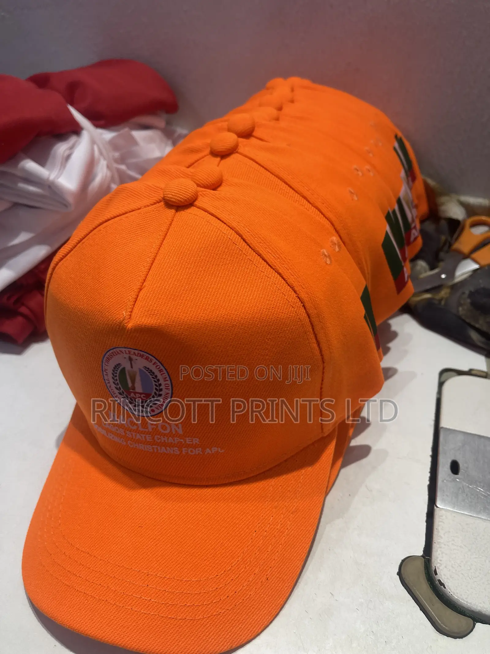 Campaign Branded Face Caps