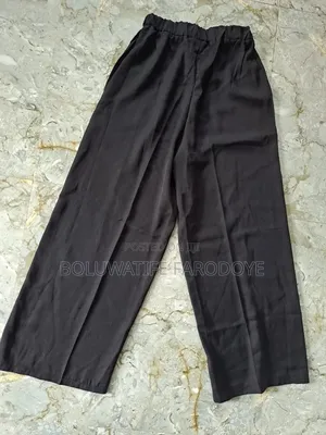 A Black Palazzo Pant