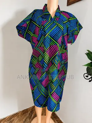 Ankara Short Dress