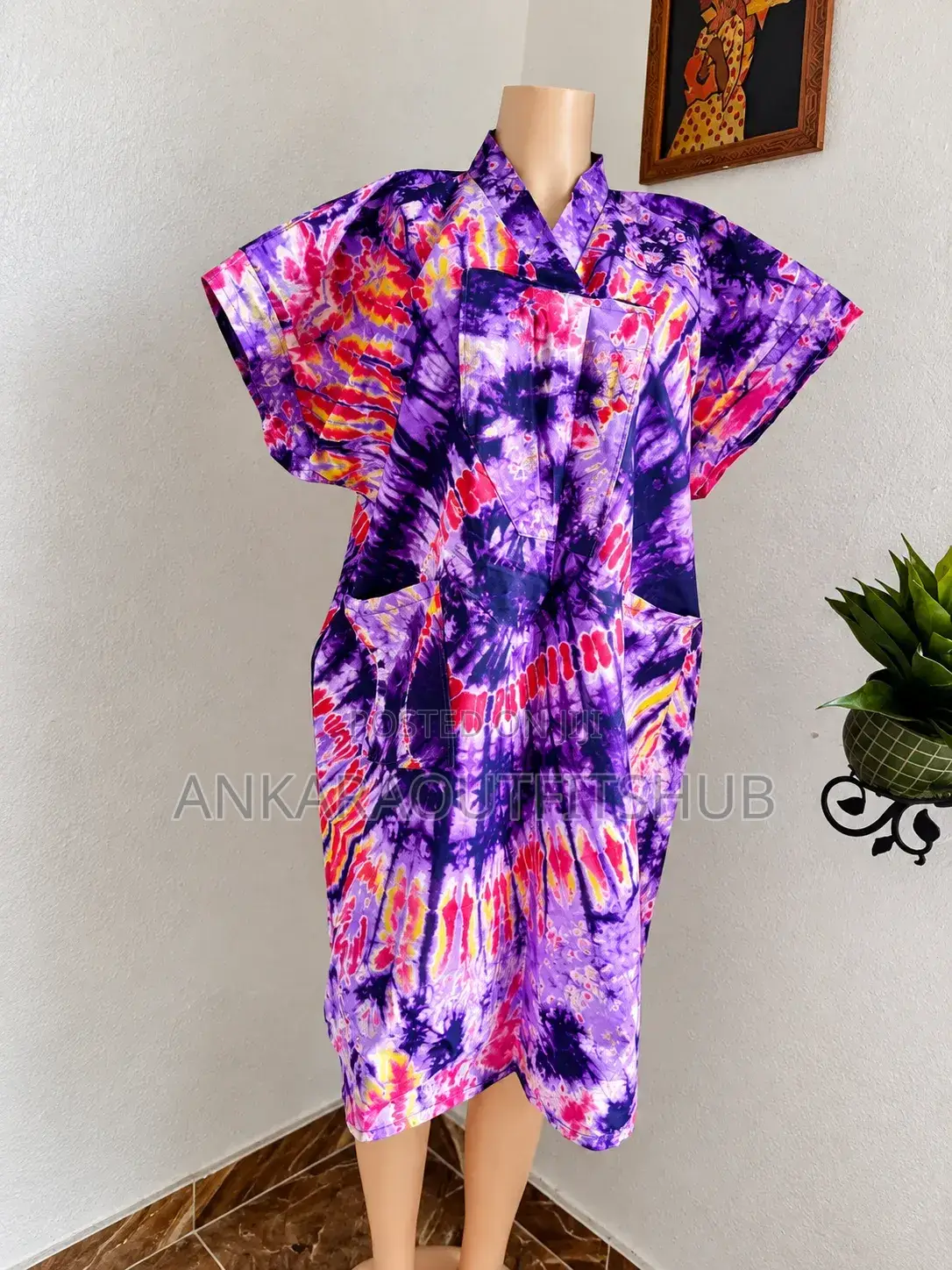 Ankara Short Dress