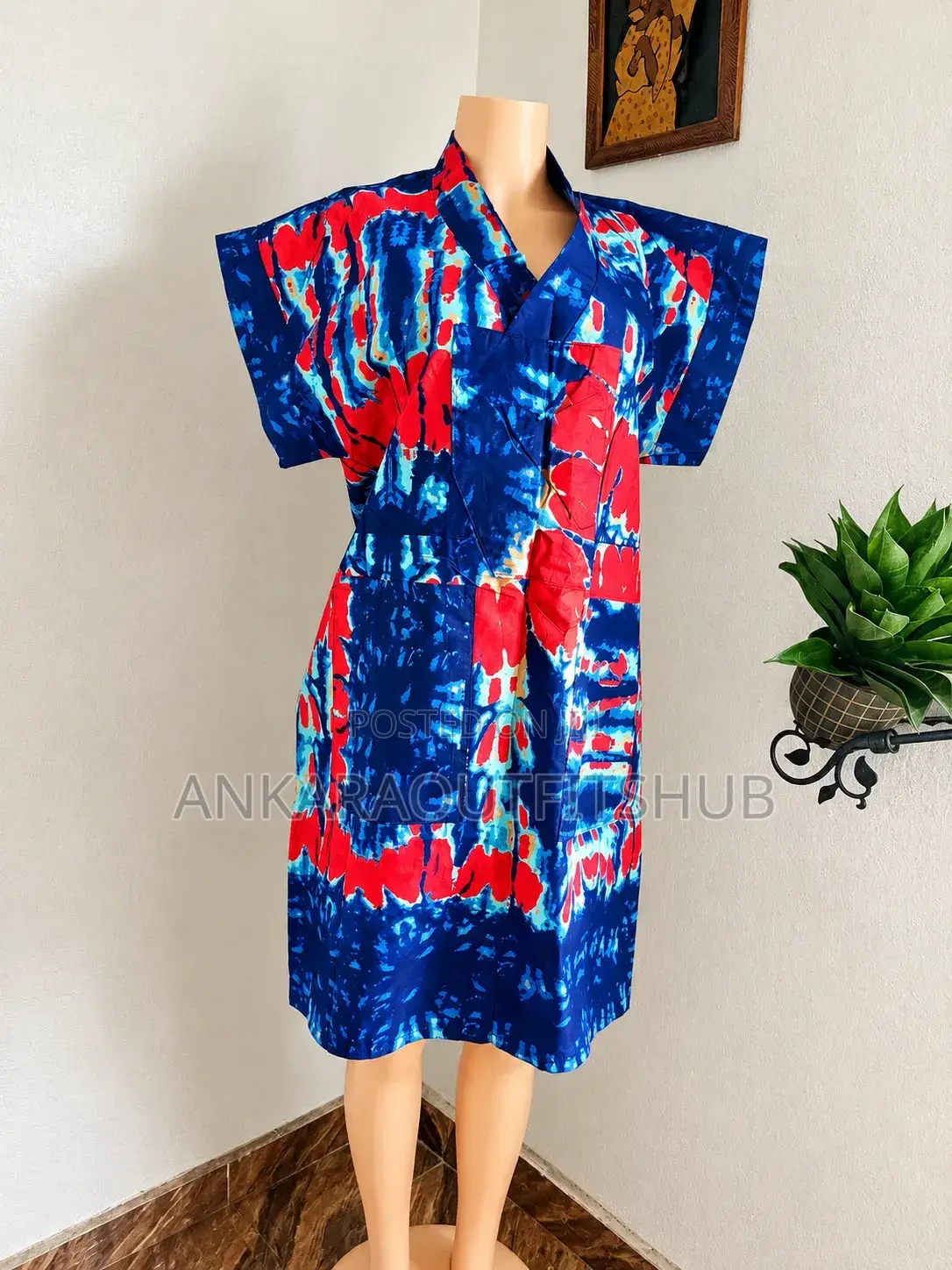 Ankara Short Dress