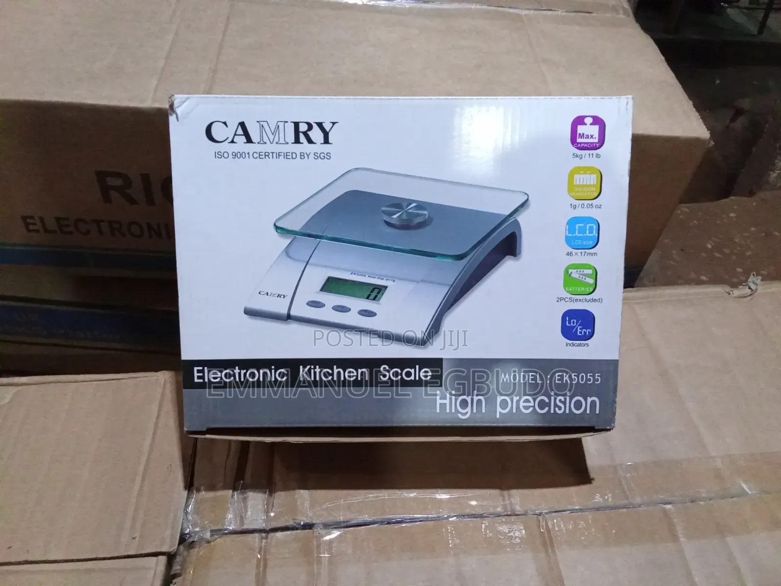 CAMRY High Precision Electronic Kitchen Scale – EK5055