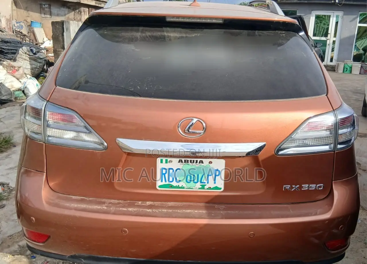 Lexus RX 2012 Orange