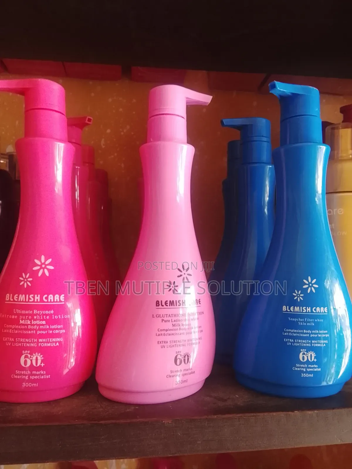 Blemish Care Beyonce Body Lotion.