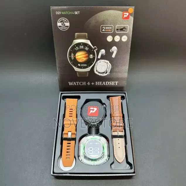 D21 Smartwatch Headset Combo