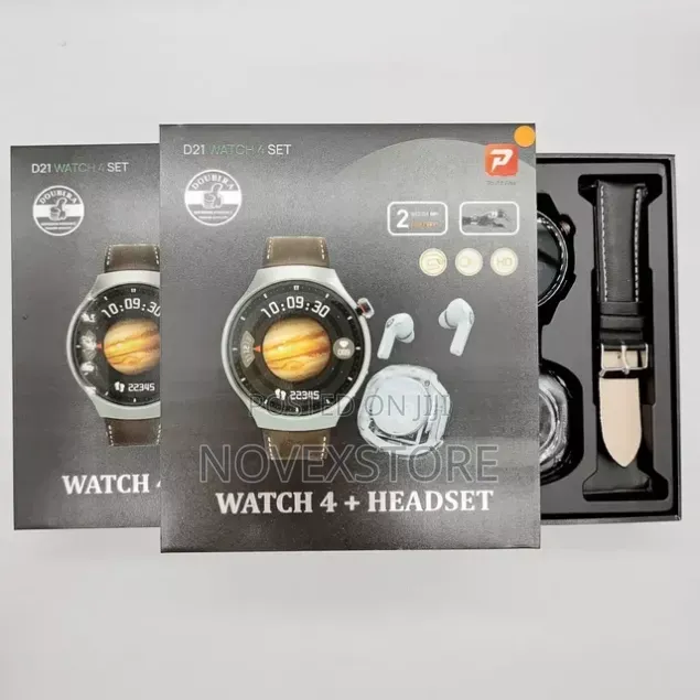 D21 Smartwatch Headset Combo