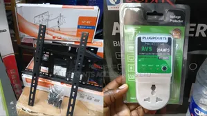 Adjustable TV Wall Mount + Surge Protector
