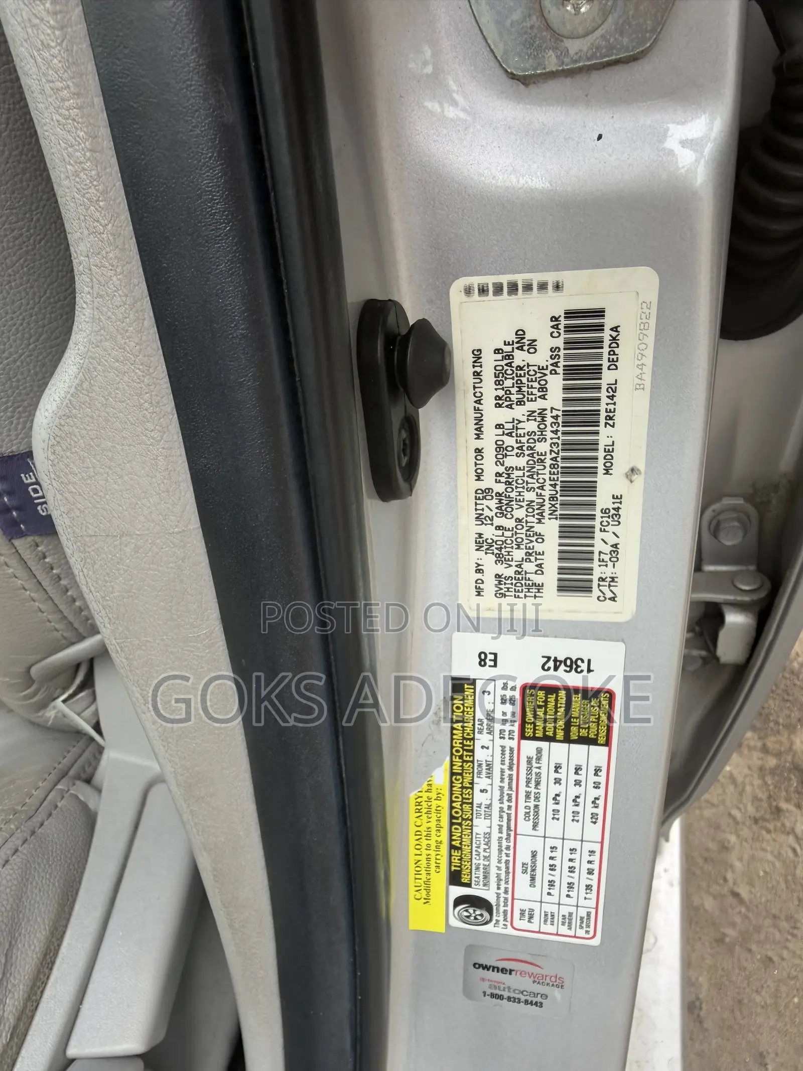 Toyota Corolla 2010 Silver