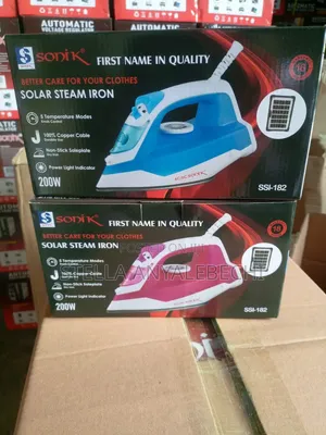 New Version Inverter/Prepaid Meter Friendly Solar Steam Iron (200w)