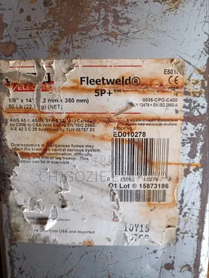 Original Tin Electrode Fleetwelding 5p 3.2x350mm