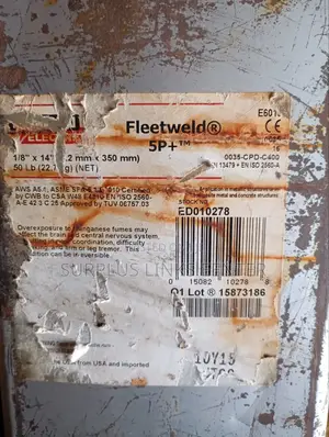 Original Tin Electrode Fleetwelding 5p 3.2x350mm