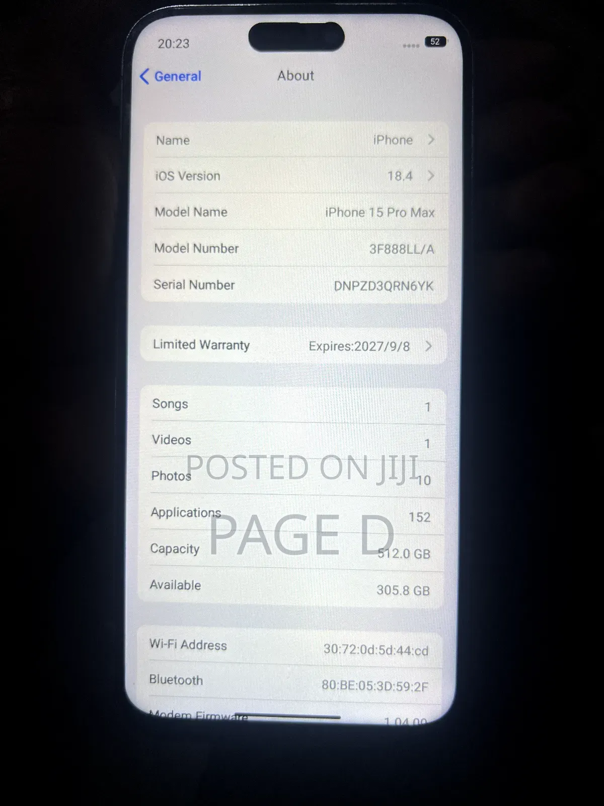 Apple iPhone 15 Pro Max 512 GB Silver