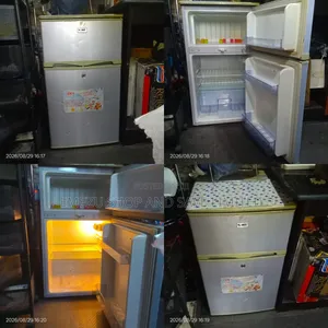 Sky Double Door Mini Refrigerator