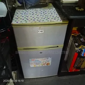 Sky Double Door Mini Refrigerator