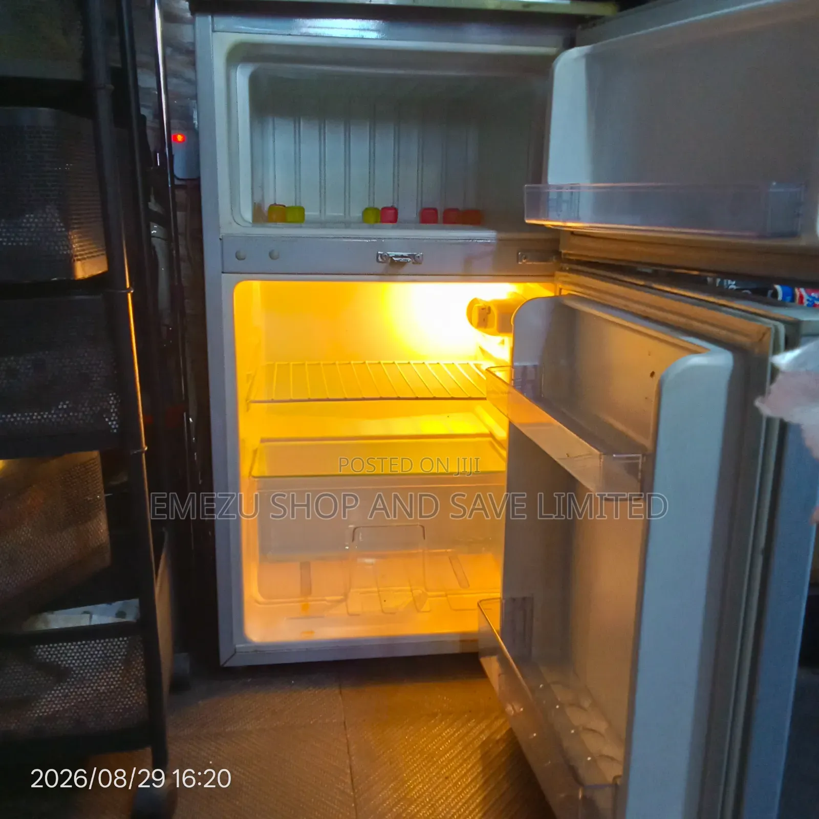 Sky Double Door Mini Refrigerator