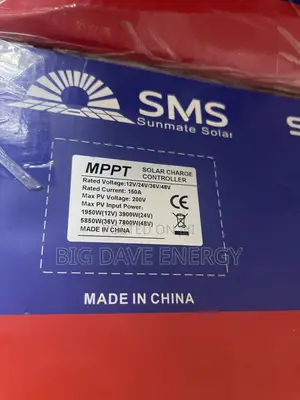 150ah 200v 12 to 48v SMS MPPT Charger Controller