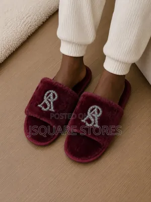 Vs Covered Toes Furry Indoor Slide Comes in 4 Colours Sizes: 36 to 43