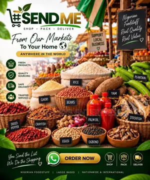 Foodstuff Shopping Delivery | Nigerian Foodstuff | Lagos Based