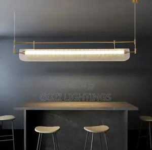 Modern Nordic Linear LED Chandelier | Luxury Pendant Ceiling Light