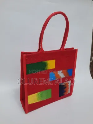 Customised Hand-Painted Jute Bag