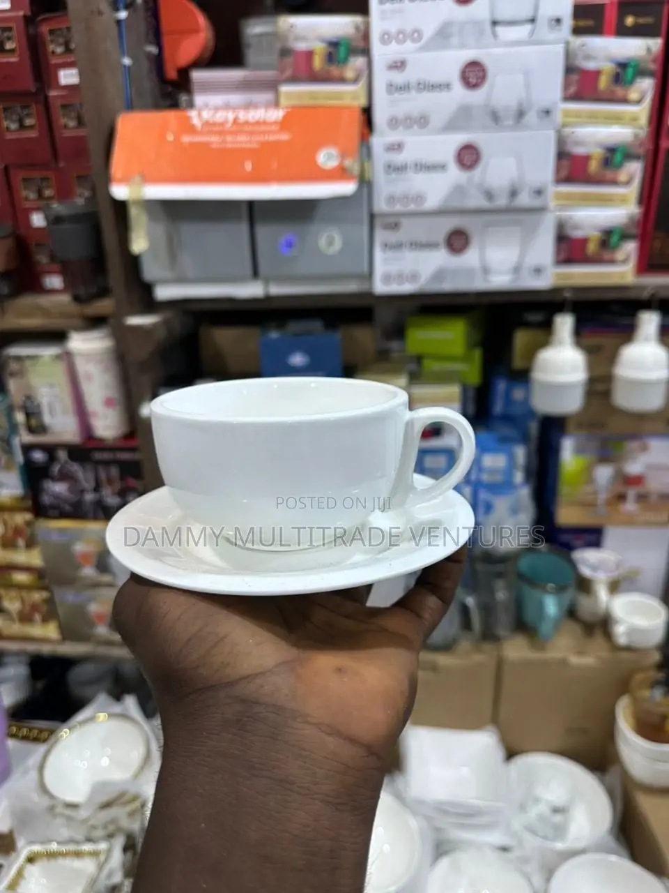 White Ceramic Tea Cup