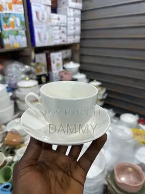 White Ceramic Tea Cup